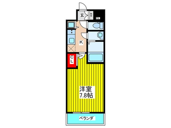 ｶｰｻﾚｸﾞﾗｽ城東ｾﾝﾄﾗﾙの物件間取画像